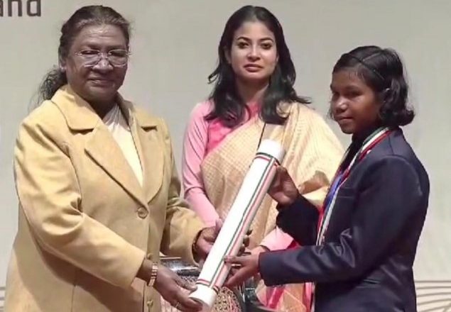 छत्तीसगढ़ के कोंडागांव की बिटिया राष्ट्रीय जूडो खिलाड़ी हेमबती नाग को मिला प्रधानमंत्री राष्ट्रीय बाल पुरस्कार