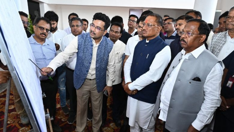 मुख्यमंत्री विष्णु देव साय नवा रायपुर में बन रहे शहीद वीर नारायण सिंह संग्रहालय के निरीक्षण के लिए पहुंचे
