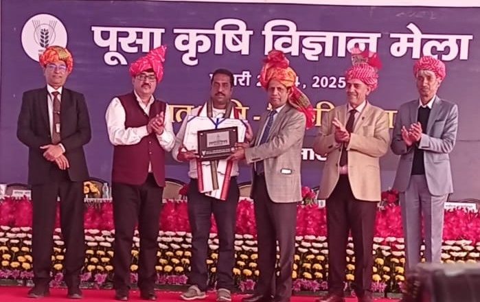 गरियाबंद के प्रगतिशील कृषक अवनीश पात्र राष्ट्रीय स्तर पर सम्मानित