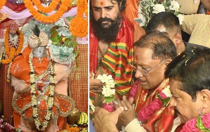 मुख्यमंत्री श्री विष्णु देव साय ने हनुमान जयंती पर की पूजा-अर्चना, प्रदेशवासियों की सुख-समृद्धि का मांगा आशीर्वाद