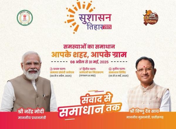 प्रदेश-व्यापी सुशासन तिहार 2025 का आगाज़ 8 अप्रैल से: मुख्यमंत्री का संदेश: पारदर्शिता, तत्परता और संवाद ही सुशासन का आधार