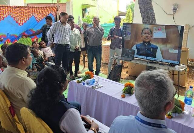 छत्तीसगढ़ के पामेड़ में खुली ग्रामीण बैंक की शाखा:मुख्यमंत्री विष्णुदेव साय ने किया वर्चुअल शुभारंभ